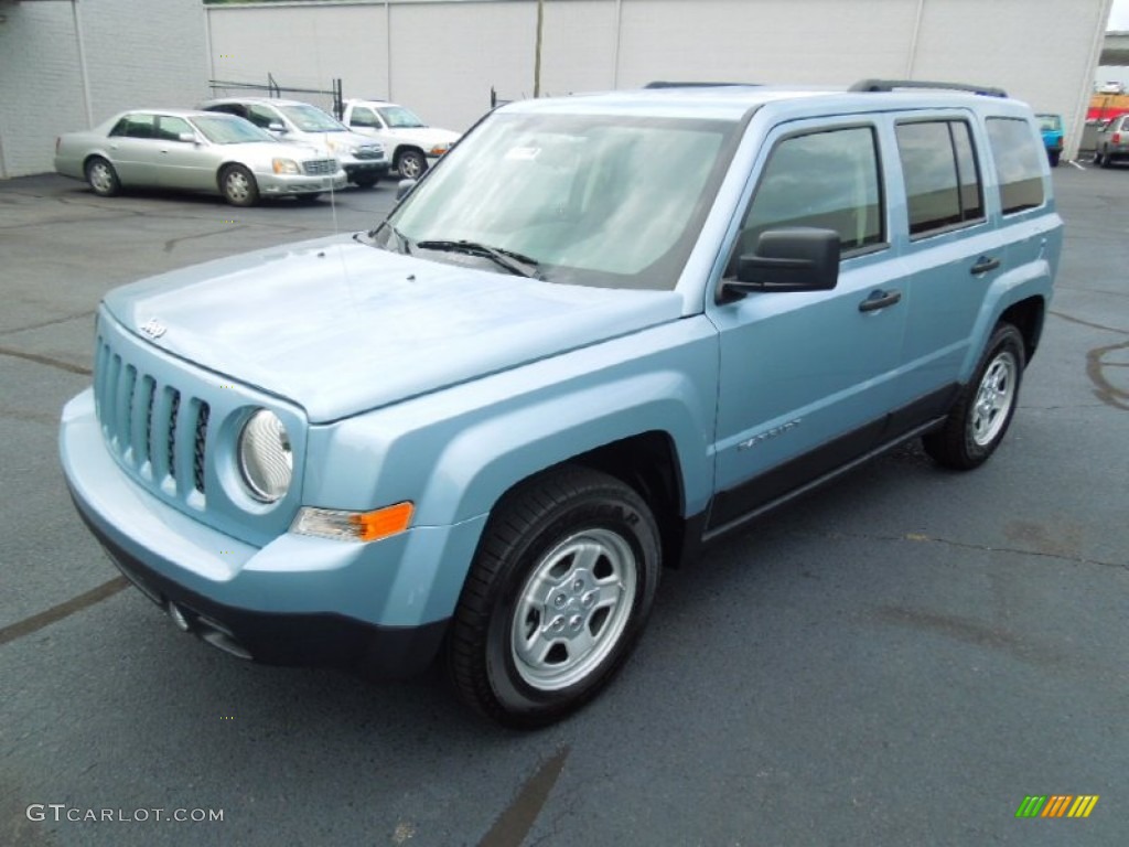 Winter Chill Pearl 2013 Jeep Patriot Sport Exterior Photo #70075325