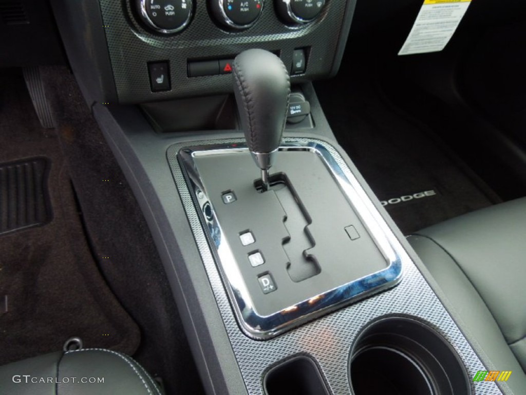 2013 Challenger R/T - Pitch Black / Dark Slate Gray photo #12