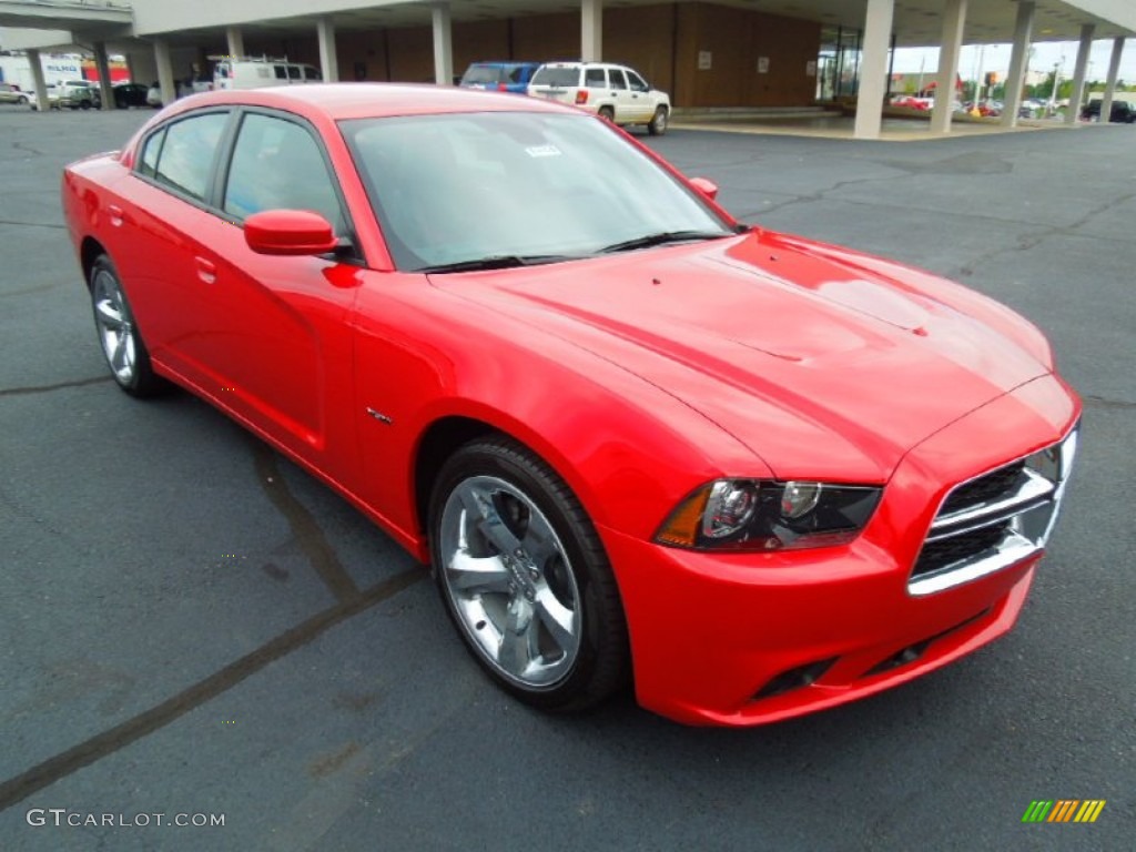 2013 Charger R/T - Redline 3 Coat Pearl / Black/Red photo #1