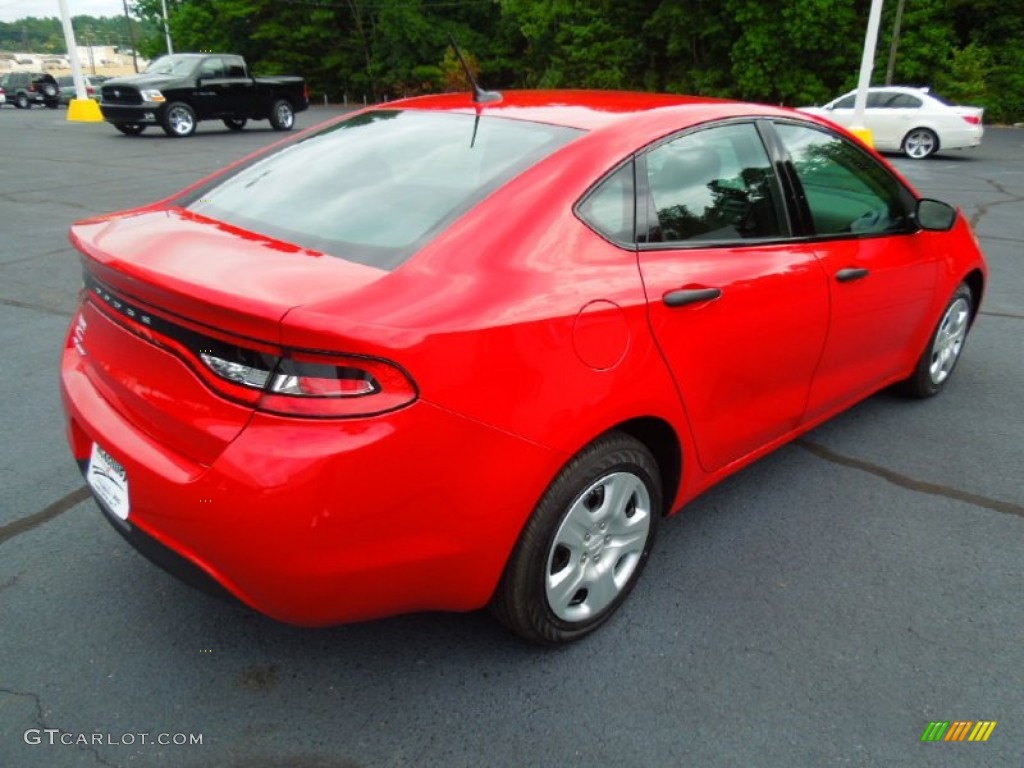 Redline 2-Coat Pearl 2013 Dodge Dart SE Exterior Photo #70076138