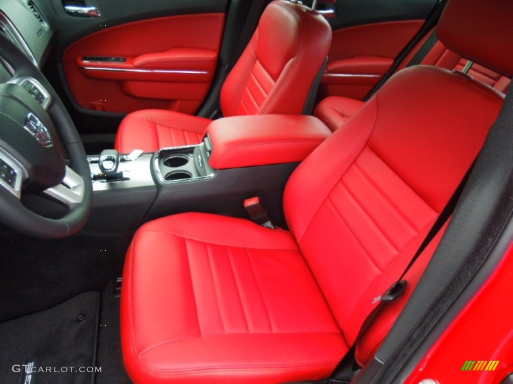 Dodge Charger Red Interior