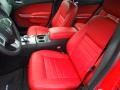 Black/Red 2013 Dodge Charger SXT Interior Color