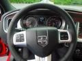 Black/Red 2013 Dodge Charger SXT Steering Wheel