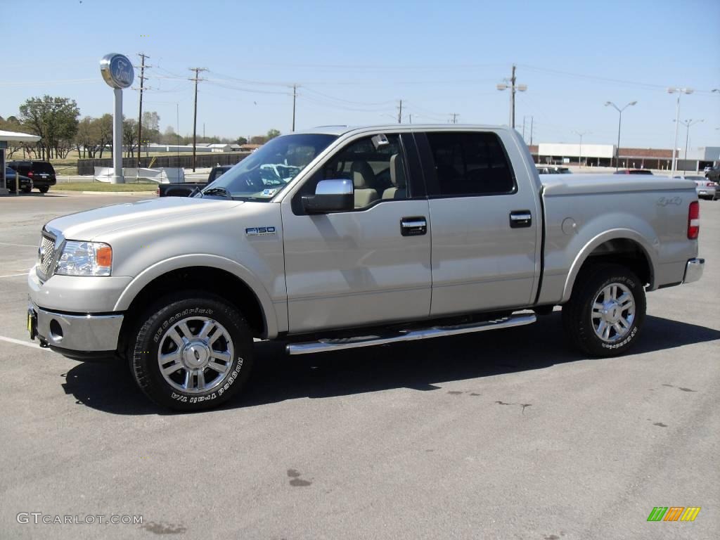 2006 F150 FX4 SuperCrew 4x4 - Smokestone Metallic / Tan photo #3