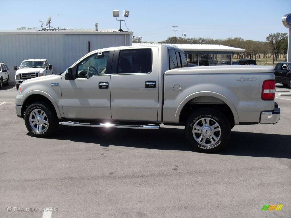 2006 F150 FX4 SuperCrew 4x4 - Smokestone Metallic / Tan photo #4