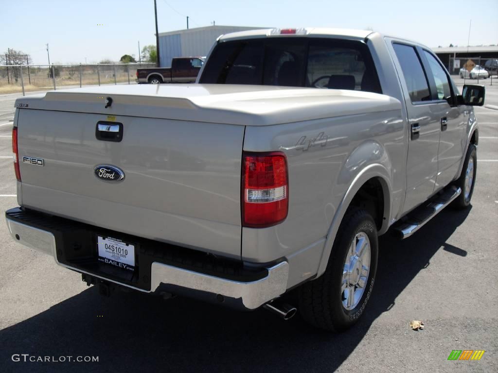 2006 F150 FX4 SuperCrew 4x4 - Smokestone Metallic / Tan photo #6