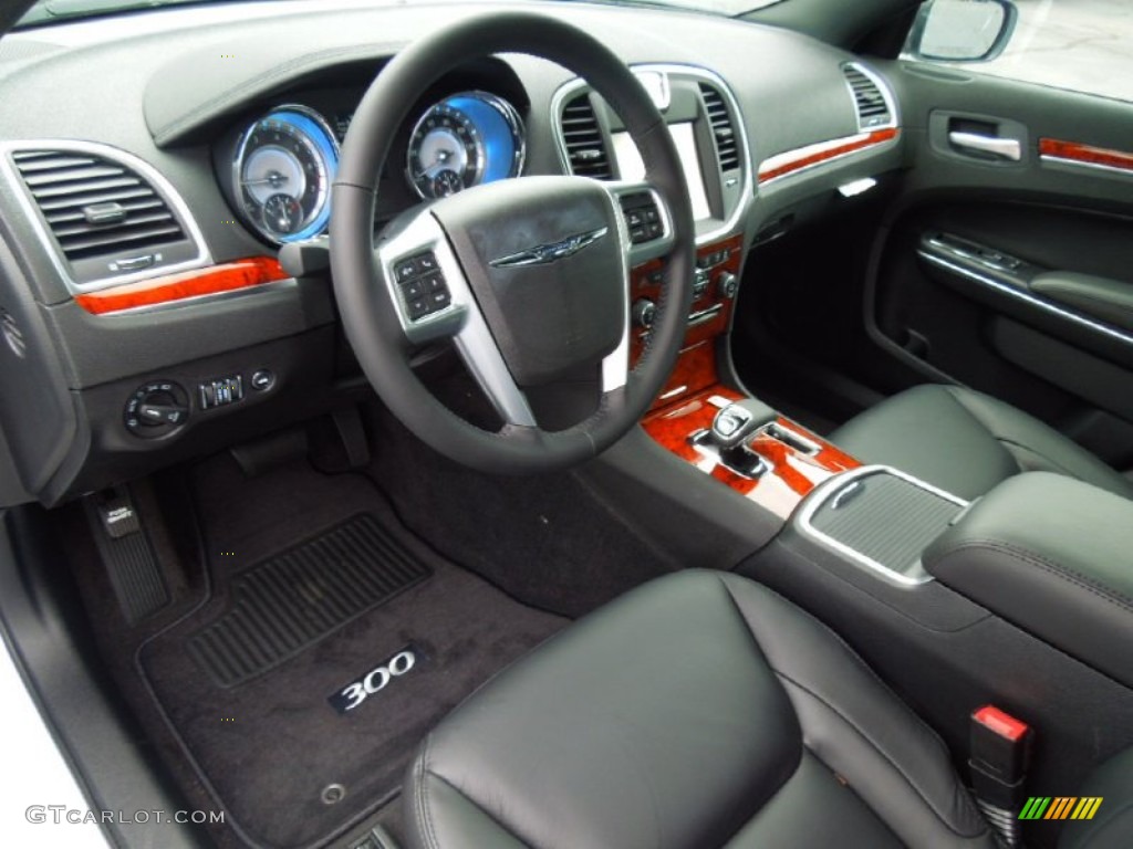 Black Interior 2013 Chrysler 300 Standard 300 Model Photo #70077104