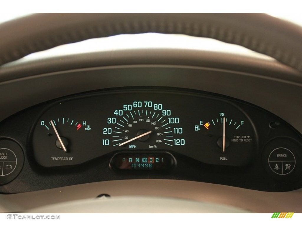 2001 Buick Century Limited Gauges Photo #70078160