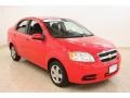 2011 Victory Red Chevrolet Aveo LT Sedan  photo #1