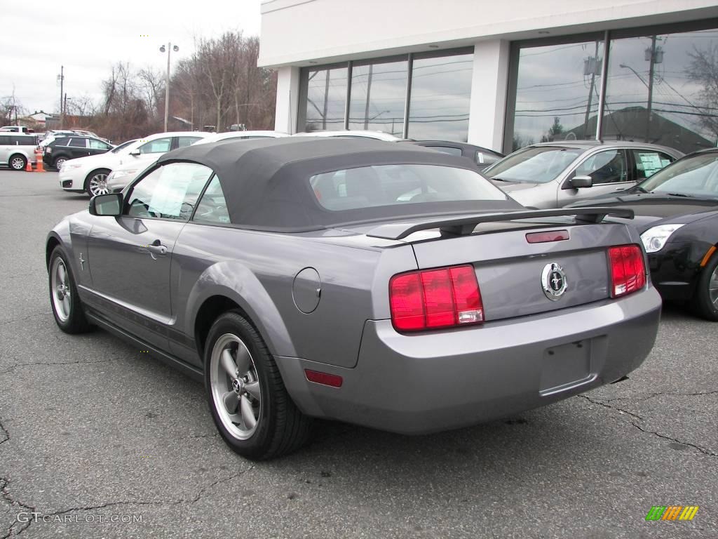 2006 Mustang V6 Premium Convertible - Tungsten Grey Metallic / Dark Charcoal photo #4