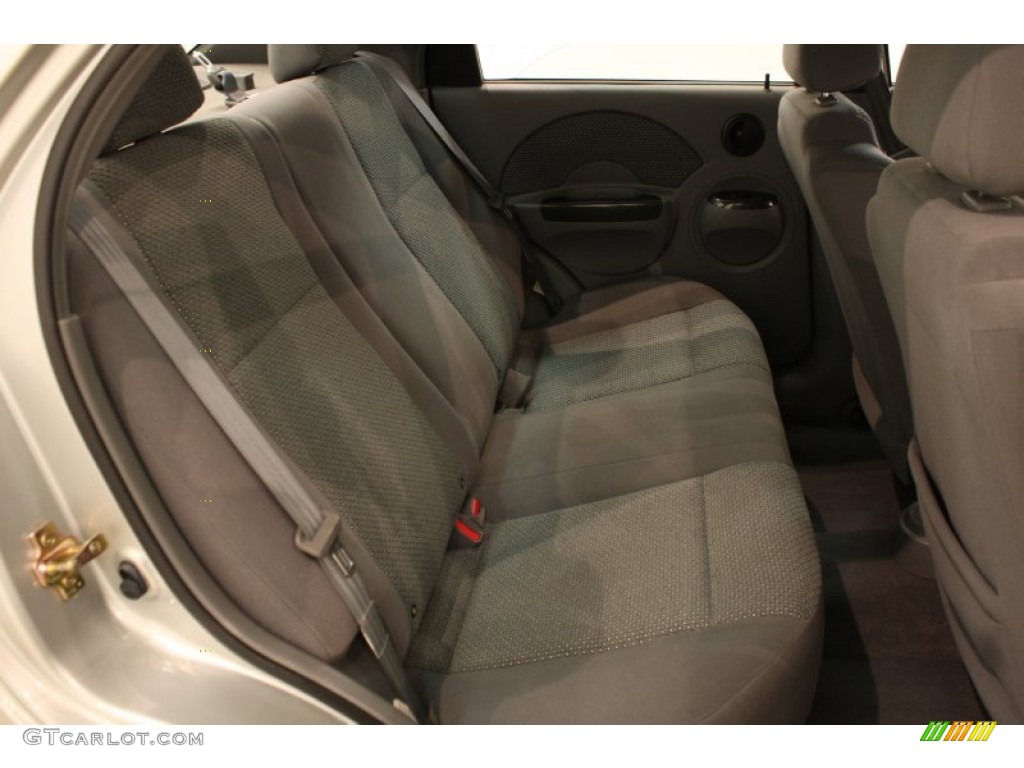 2005 Chevrolet Aveo LT Sedan Rear Seat Photo #70079224