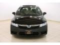 2010 Crystal Black Pearl Honda Civic EX Sedan  photo #2