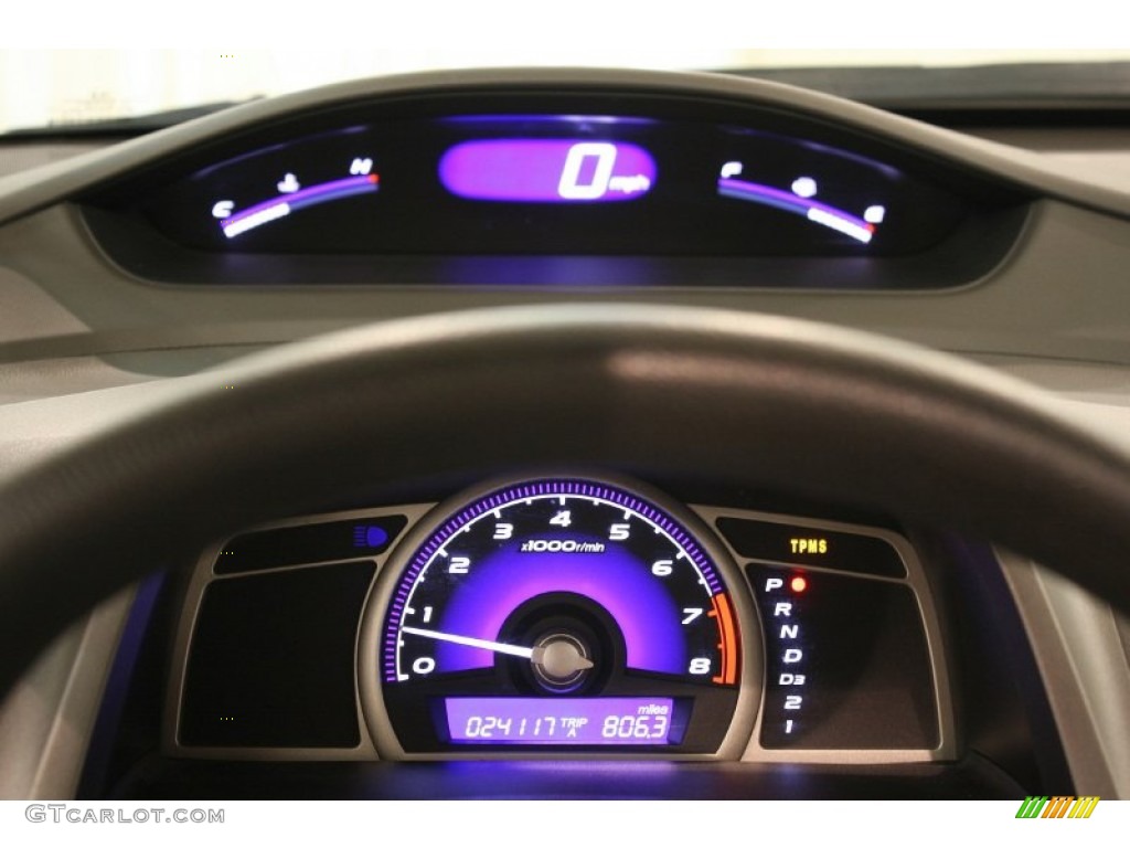 2010 Civic EX Sedan - Crystal Black Pearl / Gray photo #11