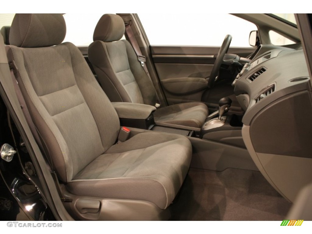 2010 Civic EX Sedan - Crystal Black Pearl / Gray photo #15