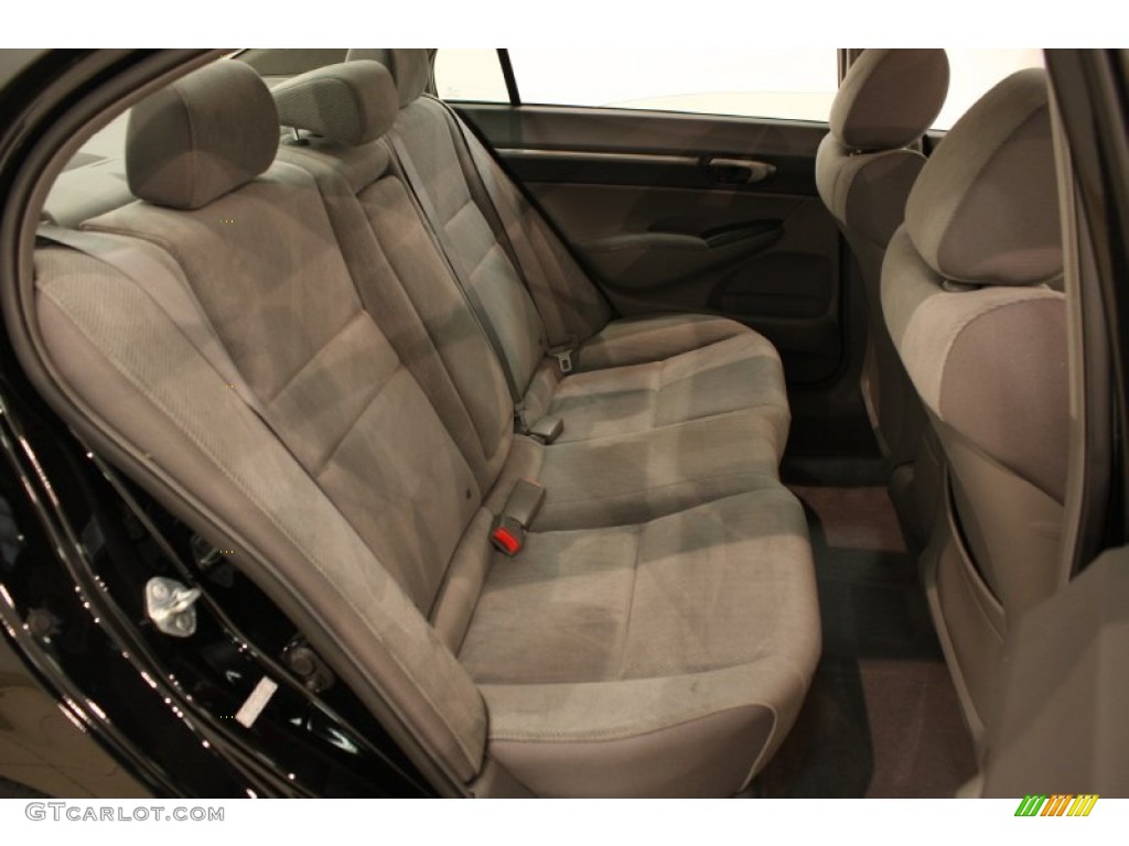 2010 Civic EX Sedan - Crystal Black Pearl / Gray photo #16