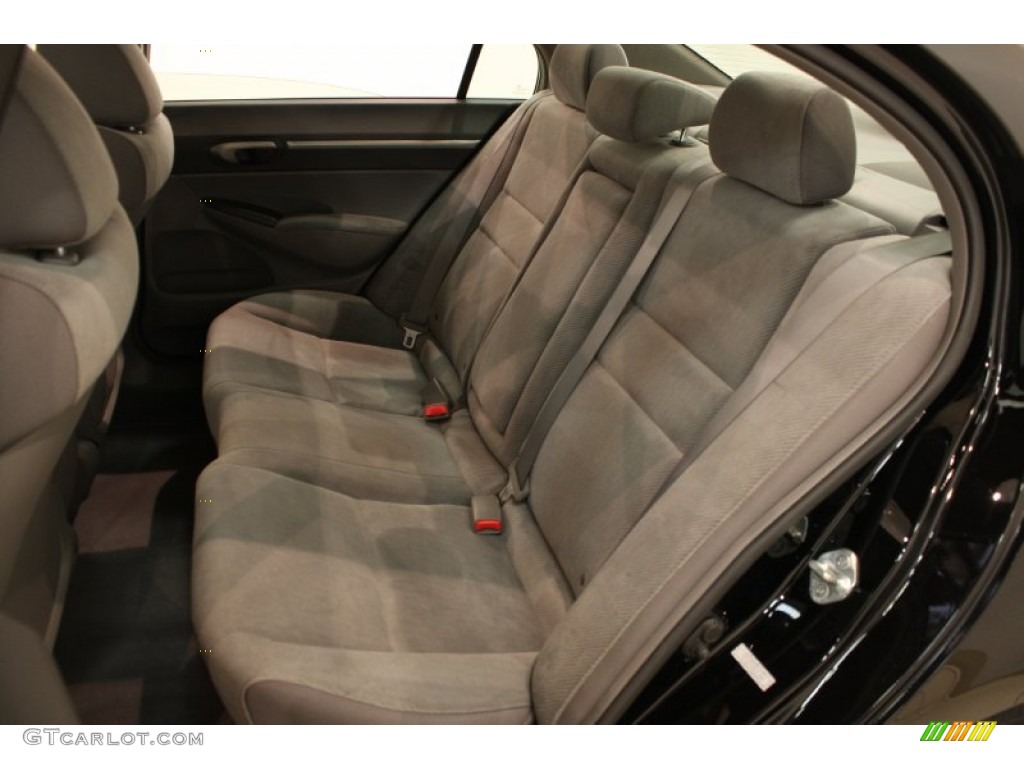 2010 Civic EX Sedan - Crystal Black Pearl / Gray photo #17