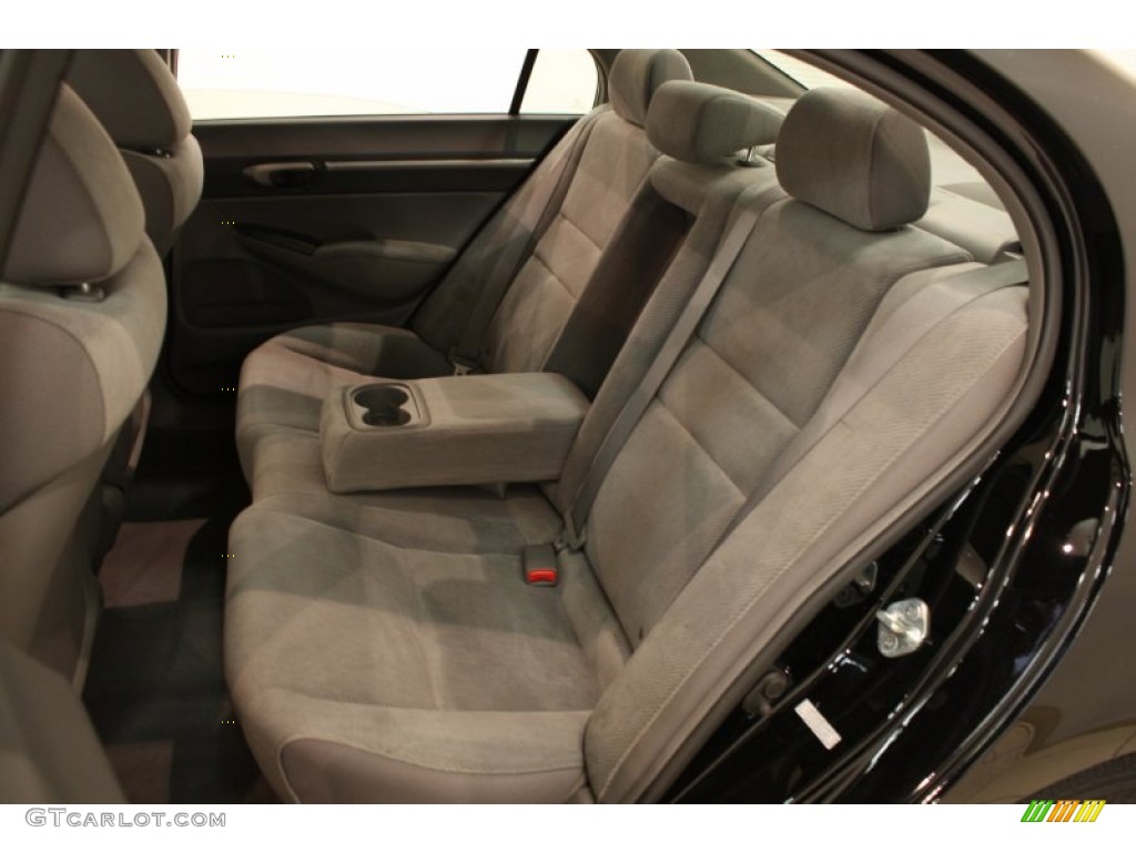 2010 Civic EX Sedan - Crystal Black Pearl / Gray photo #18