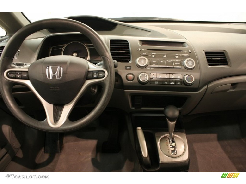 2010 Civic EX Sedan - Crystal Black Pearl / Gray photo #19