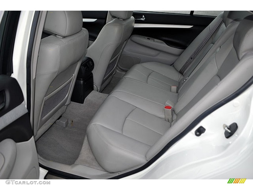 2009 Infiniti G 37 Journey Sedan Rear Seat Photo #70081868