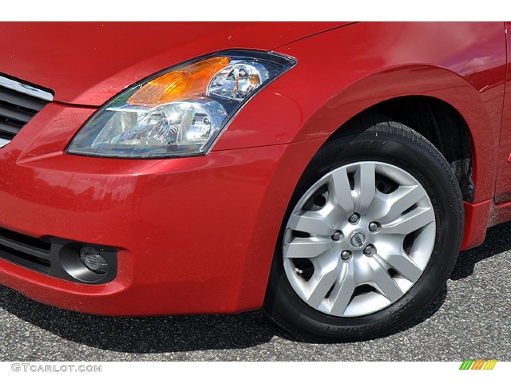 2009 Altima 2.5 S - Code Red Metallic / Charcoal photo #2