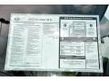 2012 Nissan NV 2500 HD S High Roof Window Sticker