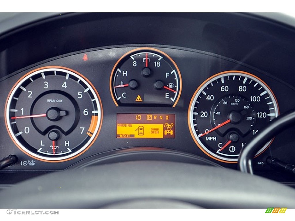 2012 Nissan Titan SV Crew Cab 4x4 Gauges Photo #70084279