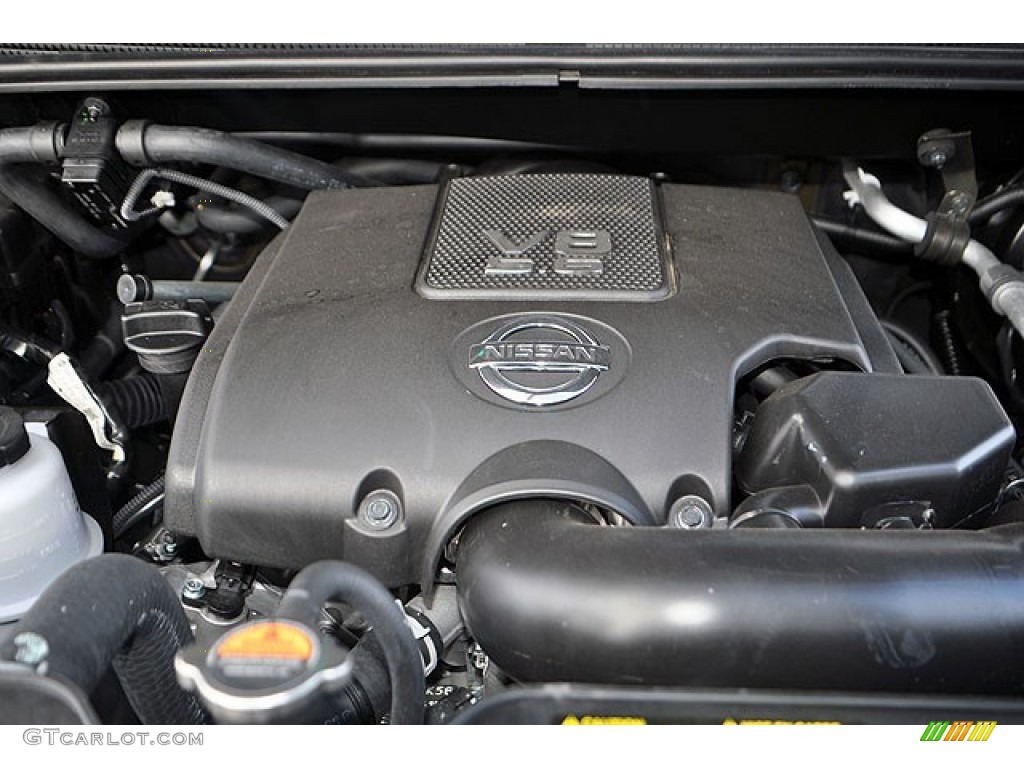 2012 Nissan Titan SV Crew Cab 4x4 Engine Photos