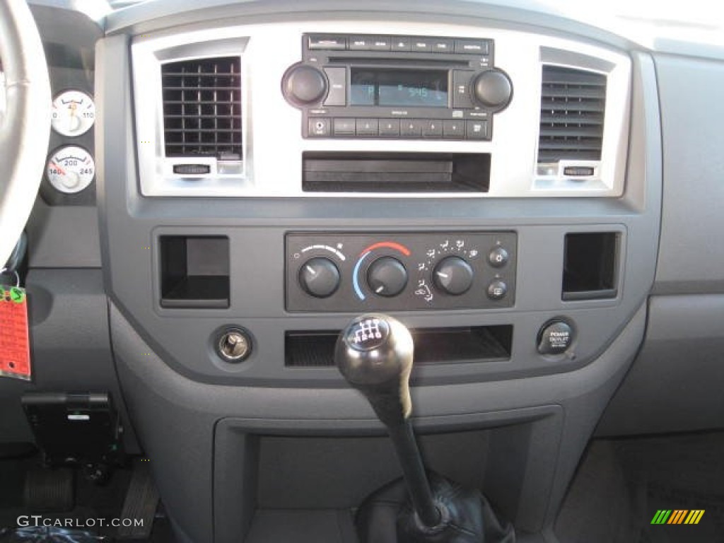 2007 Ram 3500 SLT Quad Cab Dually - Bright White / Medium Slate Gray photo #8