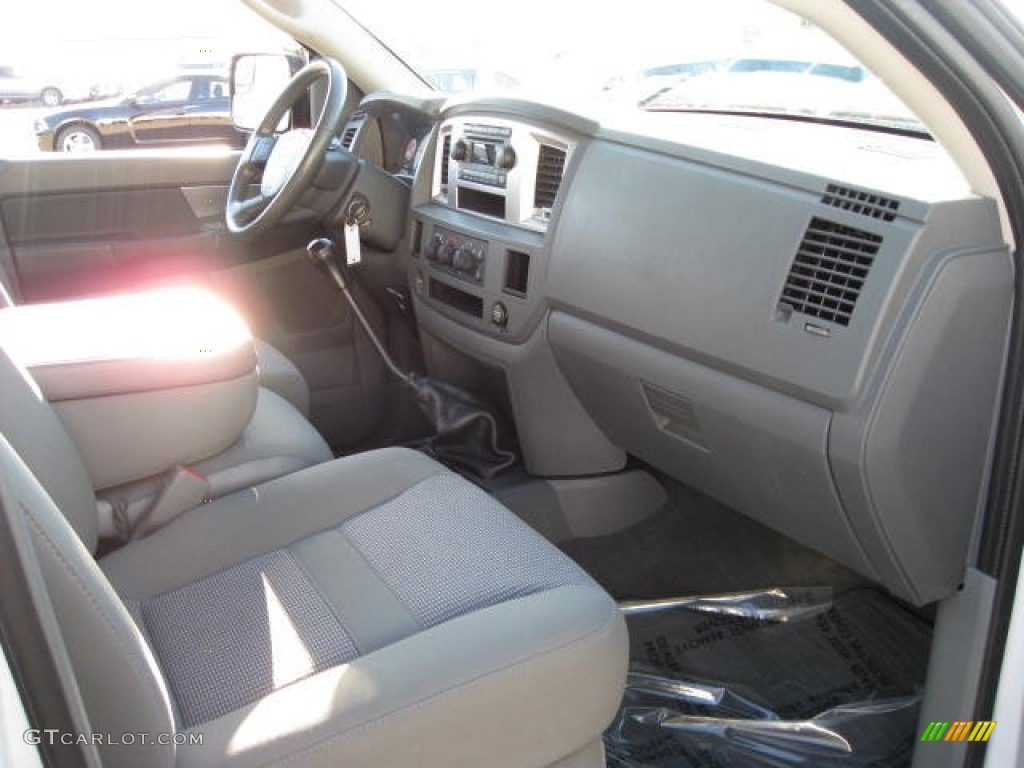 2007 Dodge Ram 3500 SLT Quad Cab Dually Medium Slate Gray Dashboard Photo #70085159