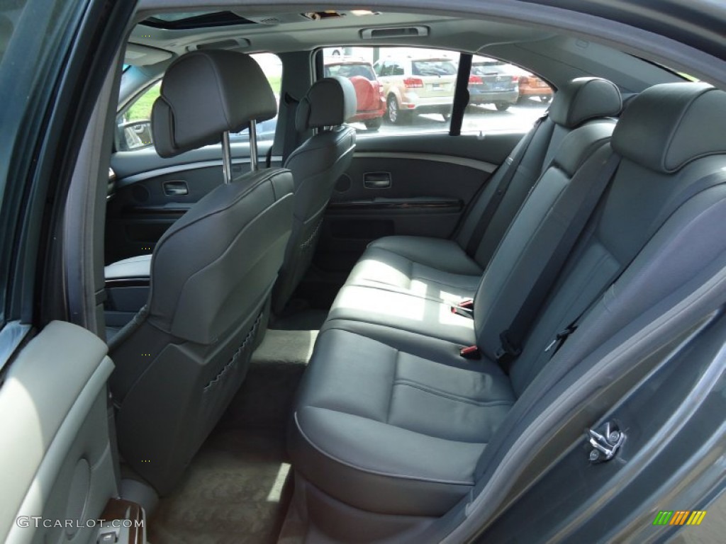 2006 7 Series 750i Sedan - Sterling Grey Metallic / Basalt Grey/Flannel Grey photo #19