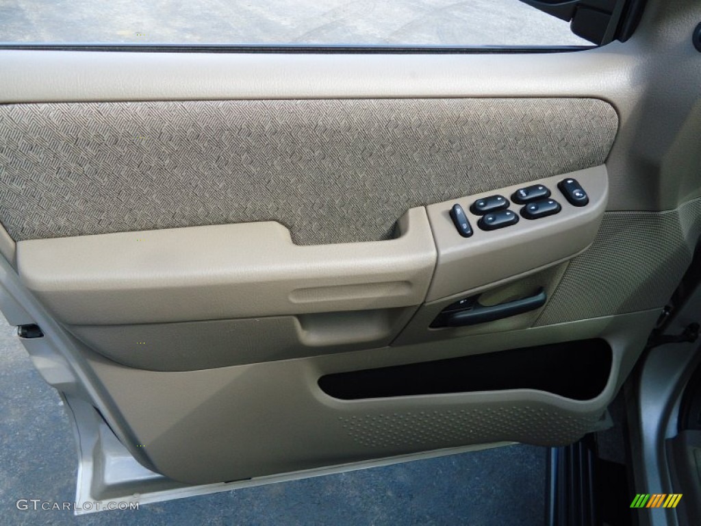 2005 Ford Explorer XLS 4x4 Medium Parchment Door Panel Photo #70086609