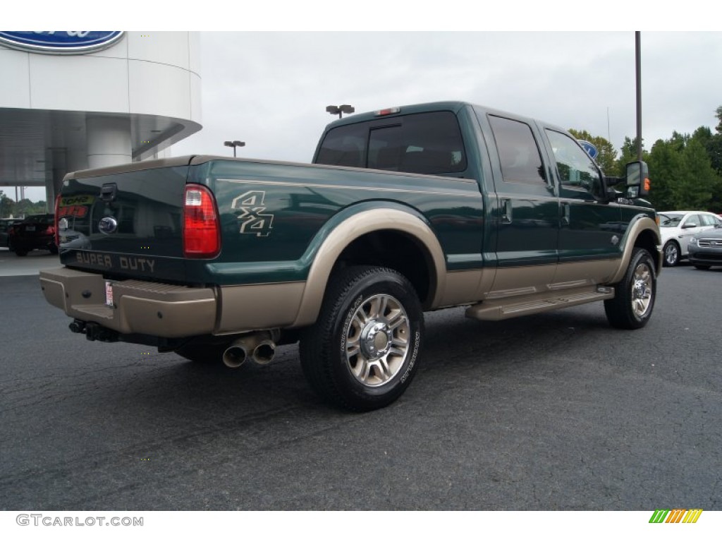 Forest Green Metallic 2011 Ford F250 Super Duty King Ranch Crew Cab 4x4 Exterior Photo #70086858