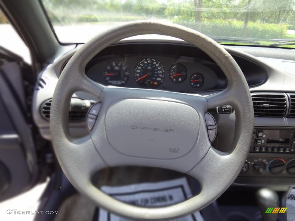 1997 Chrysler Sebring JX Convertible Gray Steering Wheel Photo #70087110