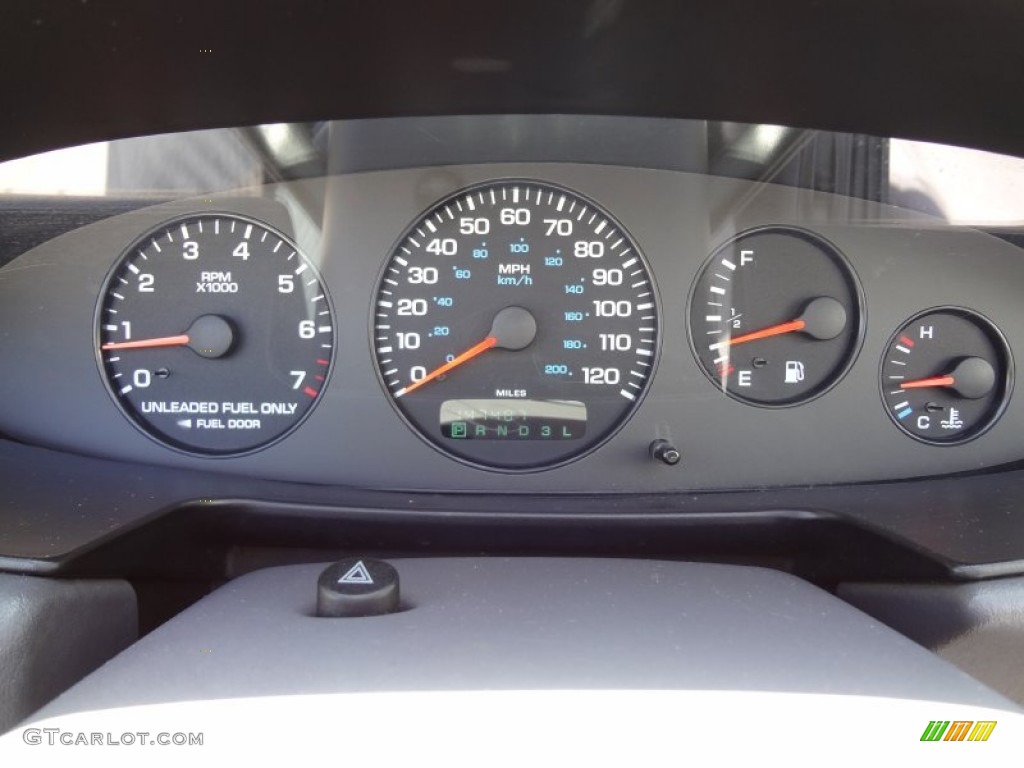 1997 Chrysler Sebring JX Convertible Gauges Photo #70087119