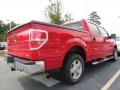 2010 Vermillion Red Ford F150 XLT SuperCrew  photo #2