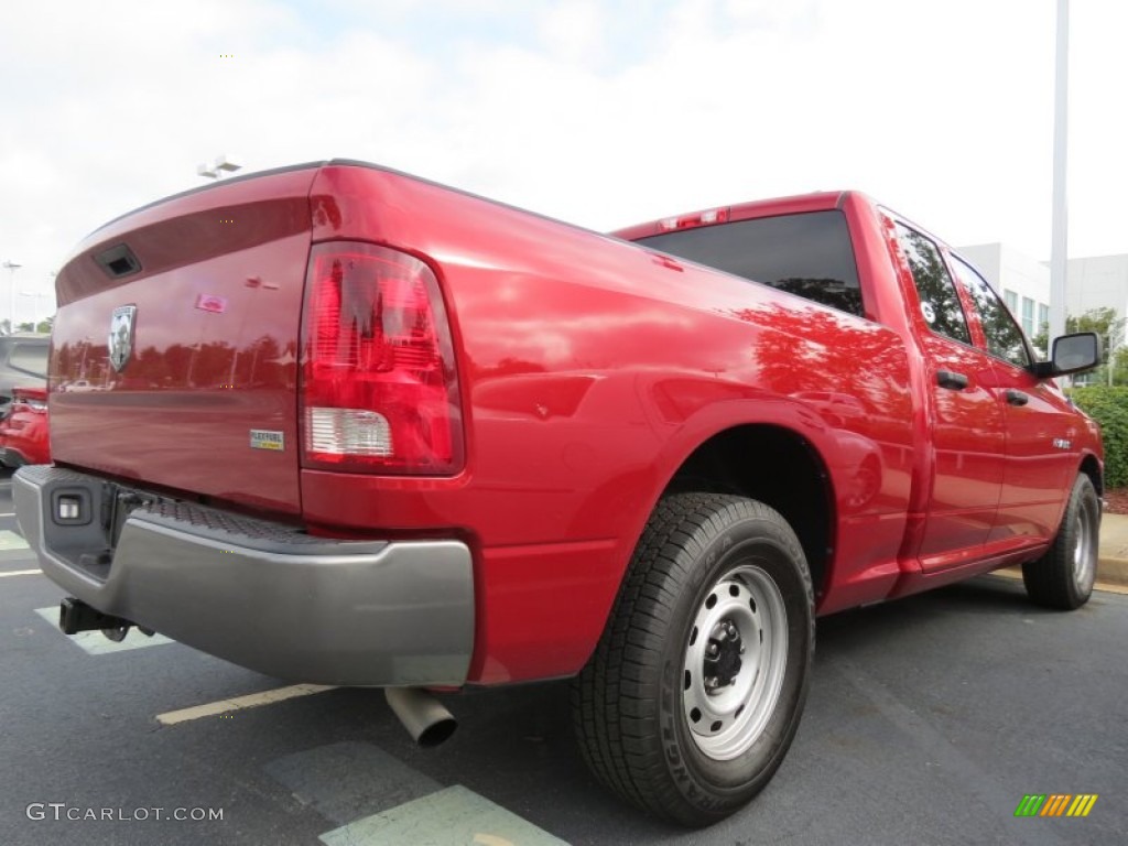 Inferno Red Crystal Pearl 2010 Dodge Ram 1500 ST Quad Cab Exterior Photo #70087896