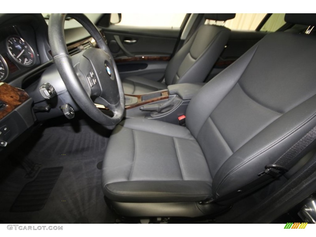 2009 3 Series 328i Sedan - Black Sapphire Metallic / Black photo #3