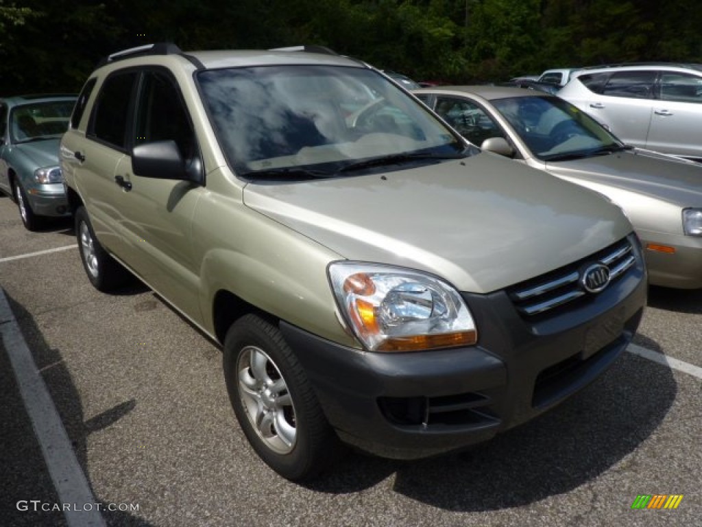 2008 Sportage LX V6 4x4 - Champagne Metallic / Beige photo #1