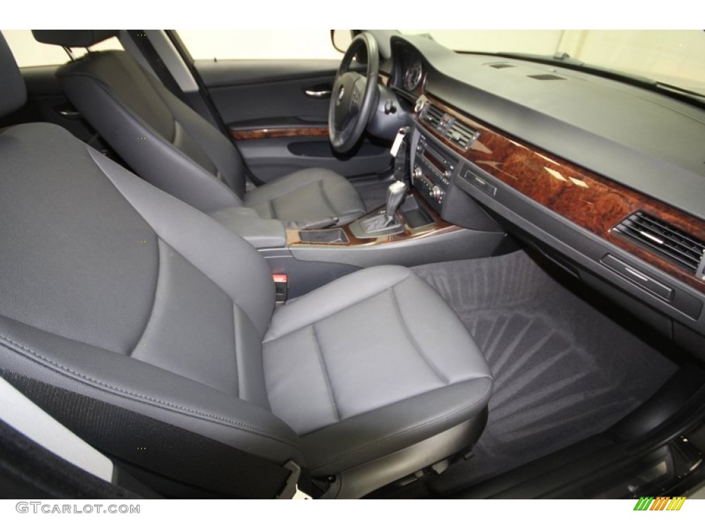 2009 3 Series 328i Sedan - Black Sapphire Metallic / Black photo #35