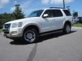 2010 White Platinum Tri-Coat Ford Explorer Eddie Bauer  photo #2