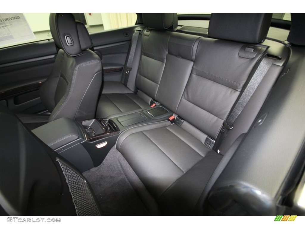 Black Interior 2013 BMW 3 Series 335i Convertible Photo #70089861