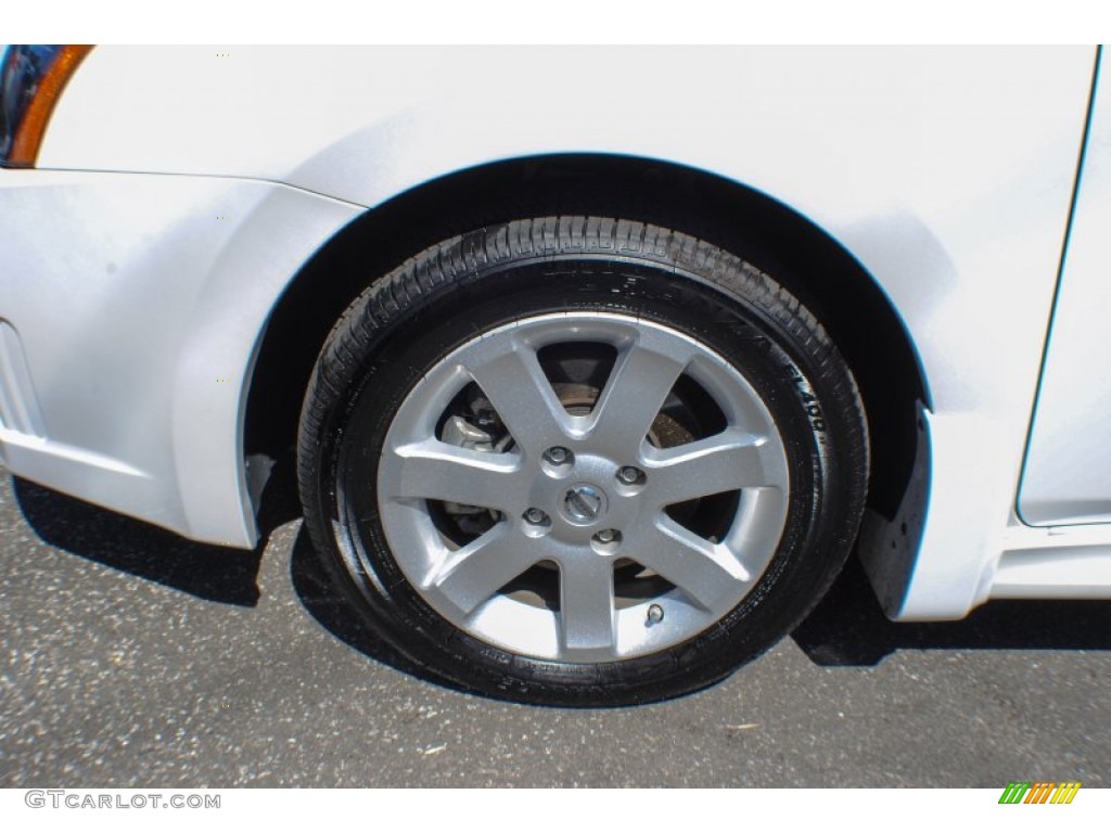 2012 Sentra 2.0 SR - Aspen White / Charcoal photo #7