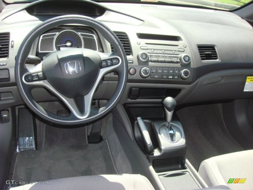 2011 Honda Civic EX Sedan Gray Dashboard Photo #70090044