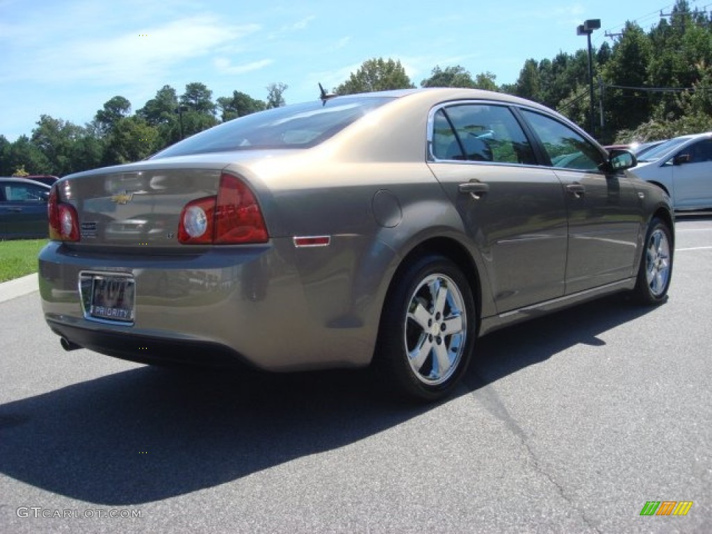 2008 Malibu LT Sedan - Amber Bronze Metallic / Cocoa/Cashmere Beige photo #5