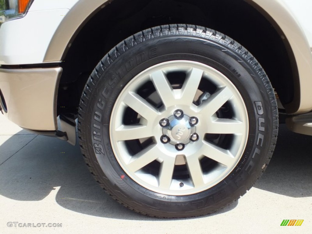 2012 F150 King Ranch SuperCrew - White Platinum Metallic Tri-Coat / King Ranch Chaparral Leather photo #29