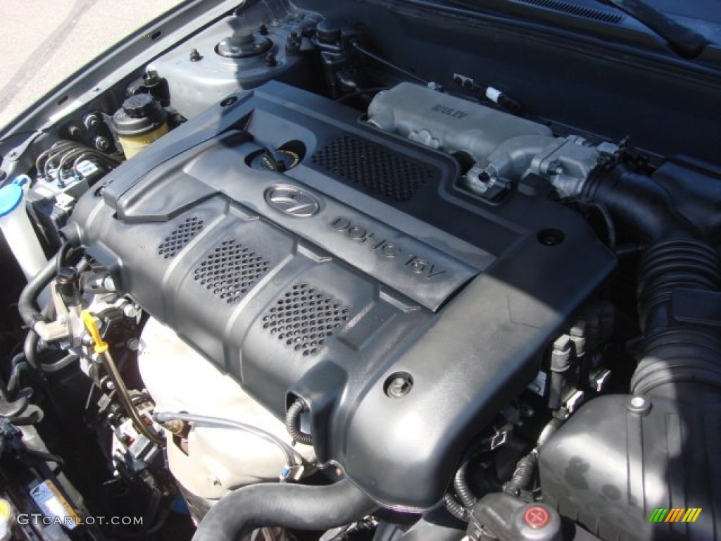 2008 Hyundai Tiburon GS 2.0 Liter DOHC 16-Valve CVVT 4 Cylinder Engine Photo #70090648