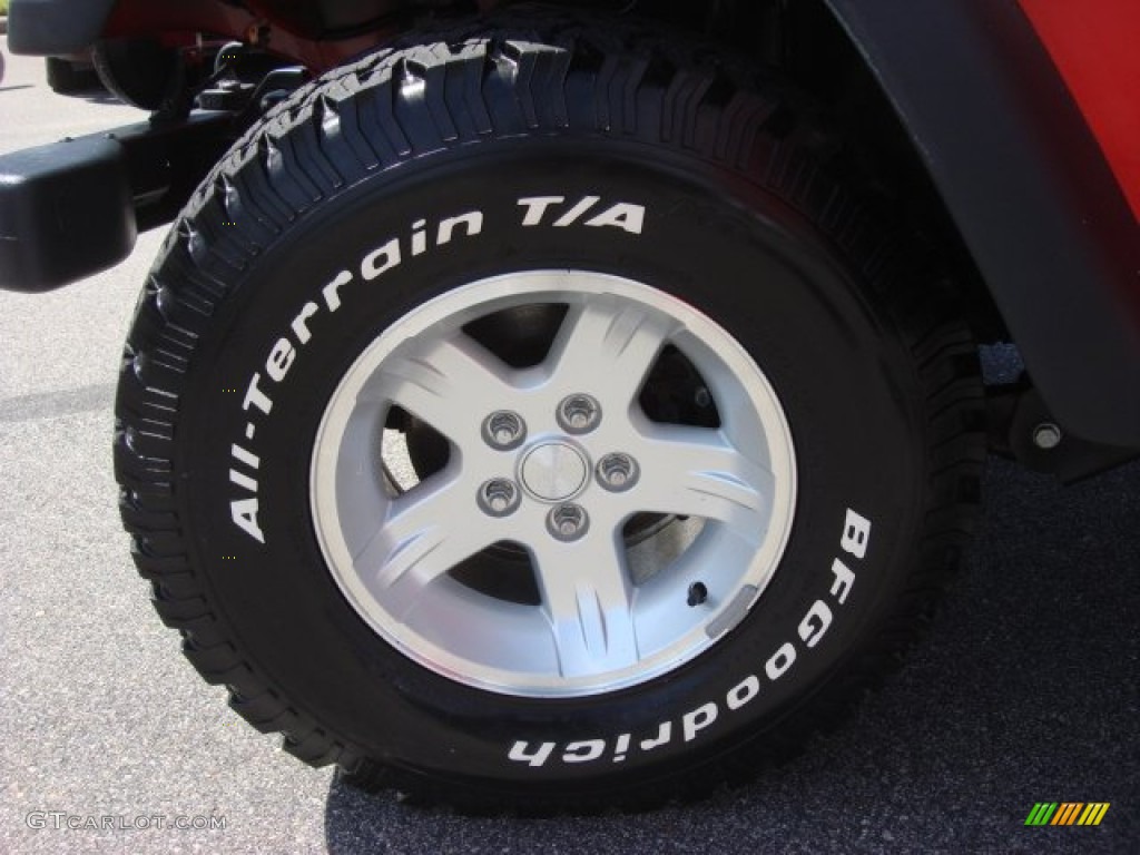 2004 Wrangler Sport 4x4 - Flame Red / Dark Slate Gray photo #19