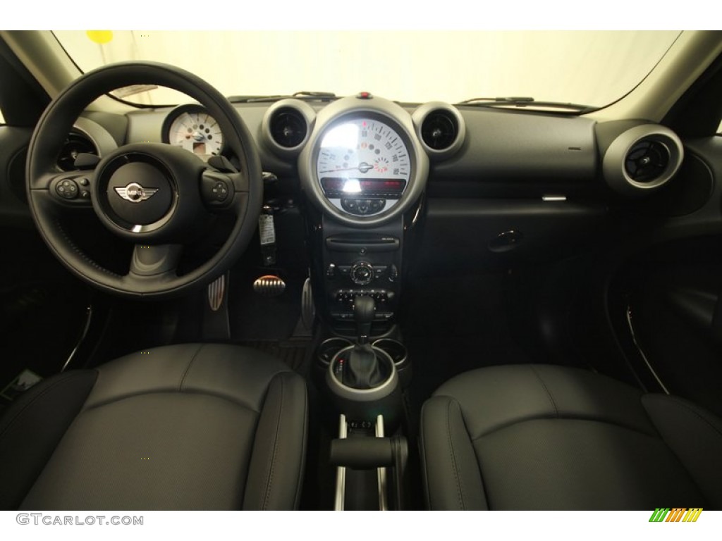 2012 Mini Cooper S Countryman Carbon Black Dashboard Photo #70091284