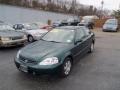Clover Green Pearl - Civic EX Coupe Photo No. 3