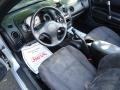 Black 2002 Mitsubishi Eclipse Spyder GS Interior Color